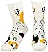 JJMax Women's Sweet Animal Cotton Blend Socks Set, Toe Tummy Kitties, One Size