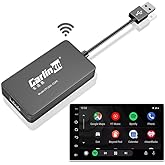 CarlinKit Wireless CarPlay Car Adapter for Android Car Radio,Wireless Android Auto & Apple CarPlay 2 in 1 Dongle-Low Power Co