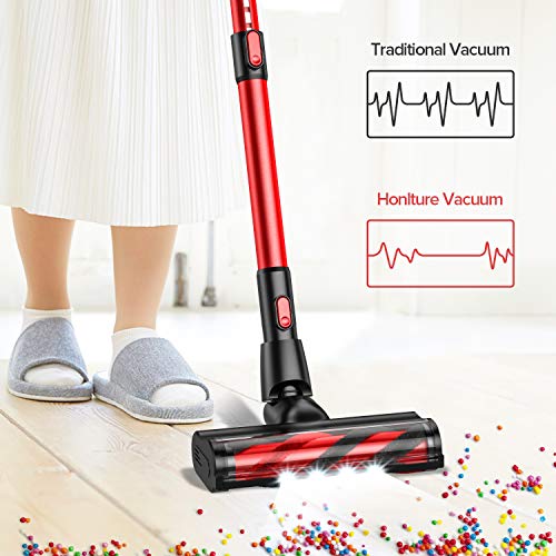Cordless Vacuum Cleaner,OKP 220W Powerful Stick Vacuum,Detachable