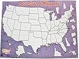 State Magnet Collectors Map Board