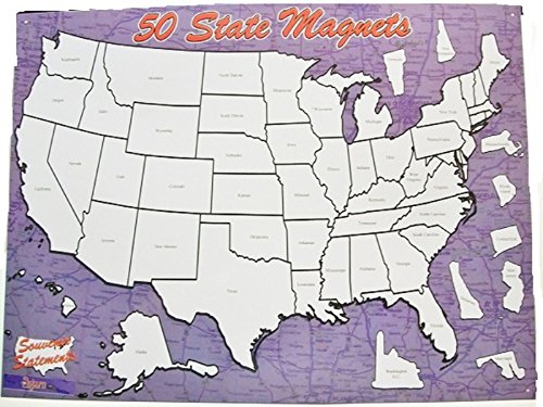 State Magnet Collectors Map Board