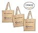 World's first 100% Compostable & Reusable shopping bag- Organic grocery bag (3-PACK) Eco-Friendly, Large & Heavy Duty by STARDUST