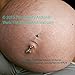 The Jewelry Archivist Maternity Flexible Belly Button Ring Bar Retainer, 14G, 1