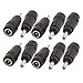 uxcell 10 Pcs 3.5mmx1.5mm Male to 5.5mmx2.5mm Female Jack DC Power Connector