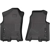 Husky Liners Weatherbeater Floor Mats | Fits 2019 - 2024 Dodge Ram 1500, CREW CAB ONLY & QUAD CAB ONLY | Front Row, 2-pc Black - 13741