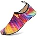 CIOR Lightweight Aqua Socks Quick-Dry Water Shoes Mutifunctional Barefoot For Beach Pool Surf Yoga Exercise SX-Colorful-38/39