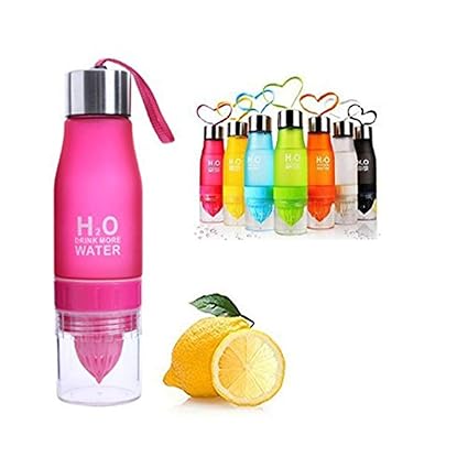 W&X - Botella de Agua para Bebidas, 650 ML, Color Naranja ...