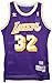 Los Angeles Lakers Magic Johnson Purple Soul Hardwood Classic Stitched Jersey