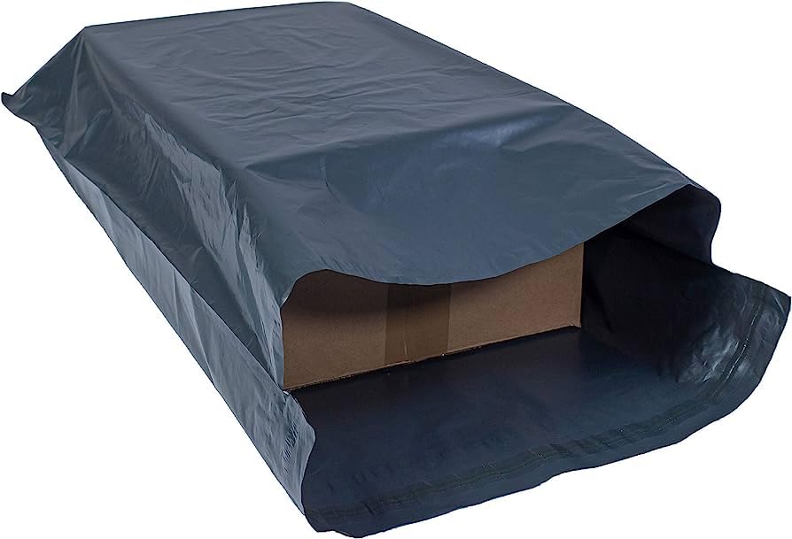 25 Extra Large Plastic Postage Bag XL Size 17" x 24" (430mm x 600mm) Grey Mailing Bags Posting Packaging Strong Envelopes Mail Postal Polythene Self Seal Delivery Parcel | by POUNDXPENCE Co®