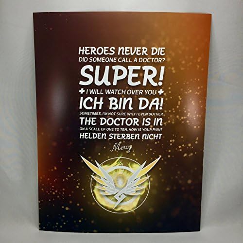Mercy Typography (Overwatch) | Poster (8.5 x 11)