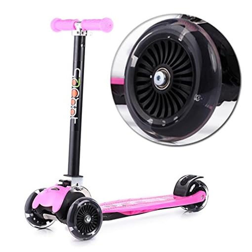 Rimable Foldable Max Kick Scooter with LED Light up Wheels - Image 5