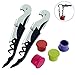 Wine corkscrews and cutter