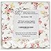 Gift Boutique 100 Floral Luncheon Napkins with Scalloped Edge 3 Ply Flowers Design For Table Bridal Shower Wedding Reception & Birthday Favors Supplies Decorations