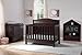 Serta Barrett 4-in-1 Convertible Baby Crib, Dark Chocolate