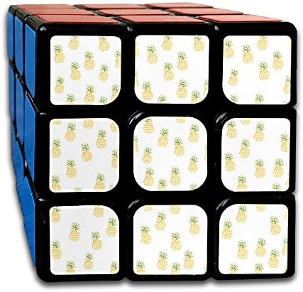 WPPZ Pineapple Ananas Rubik's Cube 3D Printed 3x3x3 Magic Square Puzzles Game Portable Toys-Anti Stress For Anti-anxiety Adults Kids