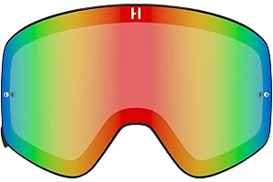 Havoc Racing Infinity Lenses - Interchangeable Magnetic Replacement Lenses - Anti-Fog, Anti-UV, Anti-Scratch Wide Goggle Lens