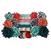 Coral Reef - Mini DIY Headband Kit - Makes 12 Single or 6 Double Headbands - Baby Shower Headband Station - Fashion Headbands for Birthday Party & Baby Shower Games