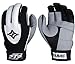 Palmgard STS Youth Batting Glove Pair Pack - Black/Grey Large