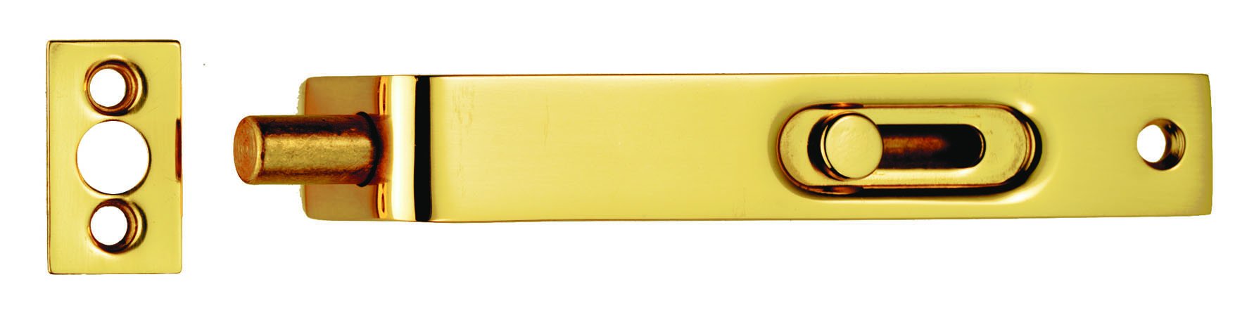 Carlisle Brass AA79SC Flush Bolt (Sunk Slide), Satin Chrome