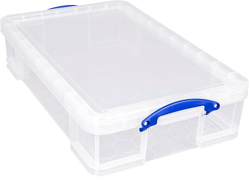 Really Useful Box 33 Litre Plastic Storage Clear Brand New Packaging