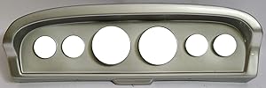 61-66 Ford Truck Silver Dash Panel for Aftermarket Gauges
