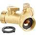 2-way Brass Hose Splitter