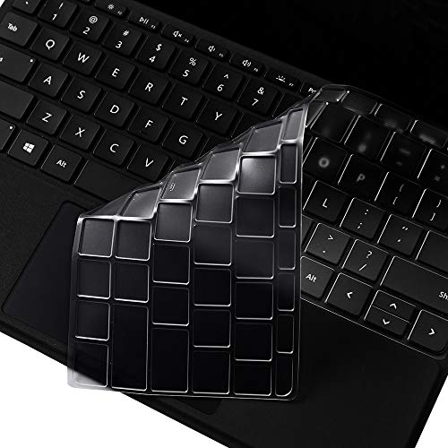 VFENG Ultra Thin Clear TPU Keyboard Cover for Microsoft Surface Go 2018 (Not for Surface Pro 4 & Surface Pro 2017), US Layout
