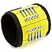 RUTULA magnetic wristband, Band tool holder with 5 magnets, 3rd helping hand, Gift for him: men, husband, father/dad, boyfriend, handyman, guys etc.