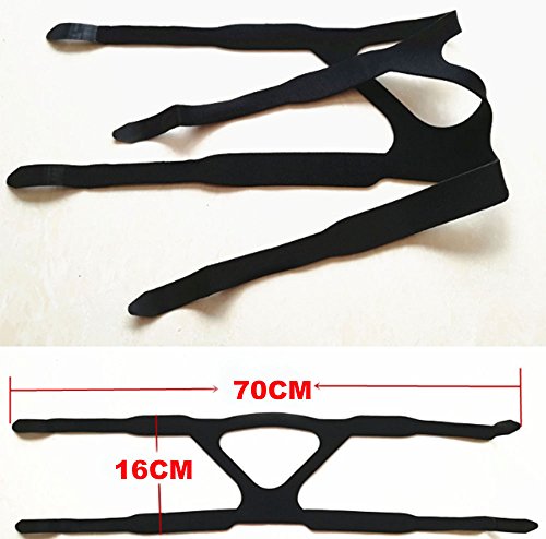 Universal CPAP Headgear, Hersvin Replacement Headband Straps Compatible with Most Nasal, Full-Face Sleep Apnea Masks of Respironics, Resmed, Resmart Ventilator