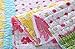 AAWFHRIE JUSTSWAG PDTXCLS Yasirona TOMENGBEIAABBCC Aeiniweraabbcc Best Comforter Set 3 Pieces Bedding Set Pink Dot Striped Floral Bedspread Quilt Sets for Girl Kids Children Cotton