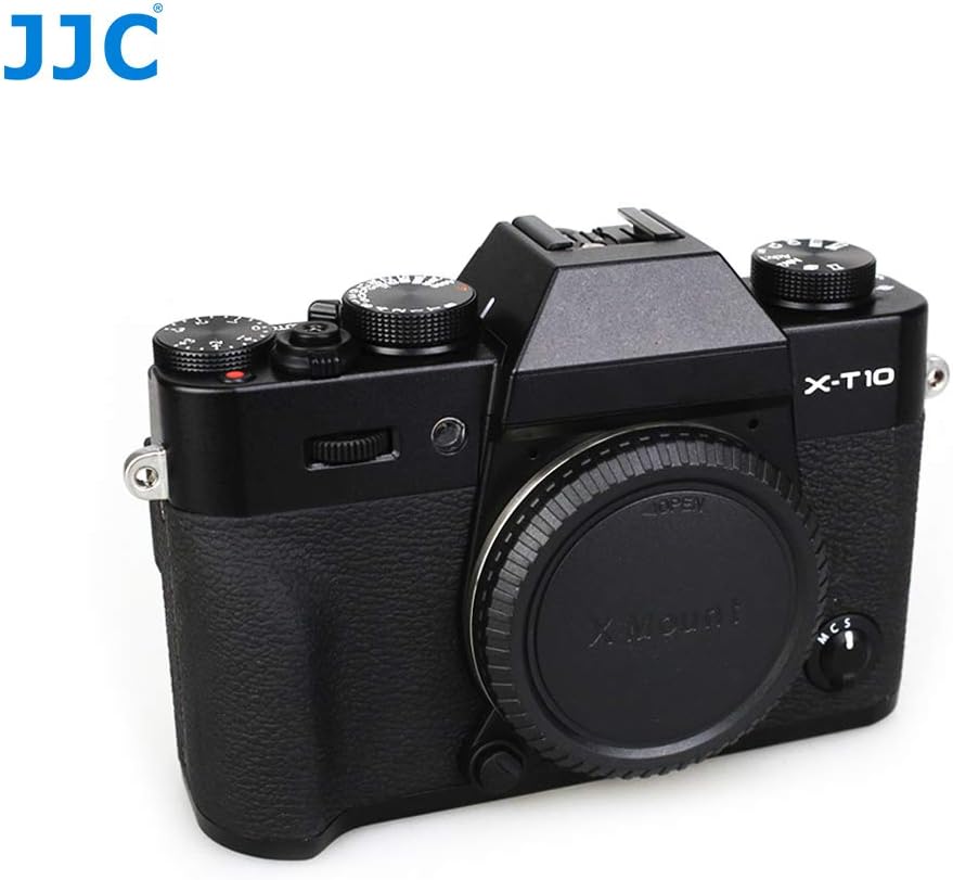 JJC Body Cap + Rear Lens Cap Set for Fujifilm X Mirrorless Interchangeable-lens Cameras & Fujifilm X Mount Lens System (1 Set) - Image 4