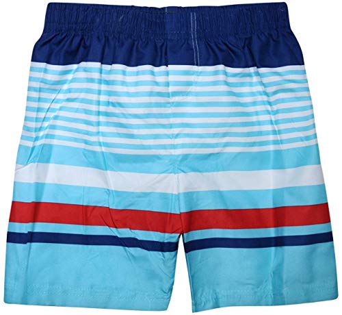 Sweet & Soft Baby Boys 4-Piece Rash Guard and Trunk Swimsuit Set (Infant/Toddler) (Surf Board Shark, 18 Months)'