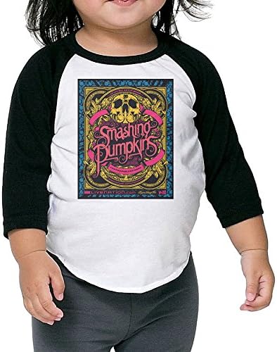 Smashing Pumpkins Event Skull Poster Designed Baby 3/4 T Shirt