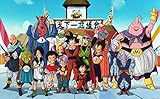 CAKEUSA DRAGON BALL Z Birthday Cake Topper Edible Image 1/4 Sheet Frosting