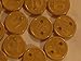 Lego Pirates of the Caribbean Gold Coin Treasure Parts Accessory (Lot of 25)