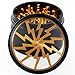 Chromium Crusher 2.5 Inch 4 Piece Tobacco Spice Herb Grinder -Gold