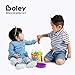 Boley 50 Piece Educational Building Block Rings - Educational Building Set for Kids, Children, Toddlers - Includes Colorful Building Pieces and Convenient, Easy Use Storage Bucket - Assorted Colors