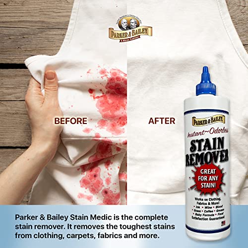 Parker & Bailey Liquid Stain Remover Instant Stain Removal on Laundry