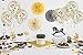 Treasures Gifted Gold Confetti Balloons - Clear Confetti Balloons - 12