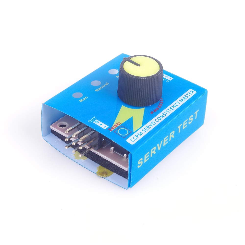 ANGEEK ESC Servo Universal Tester CCPM Consistency Master New 3CH Multi Checker Tester for RC Helicopter