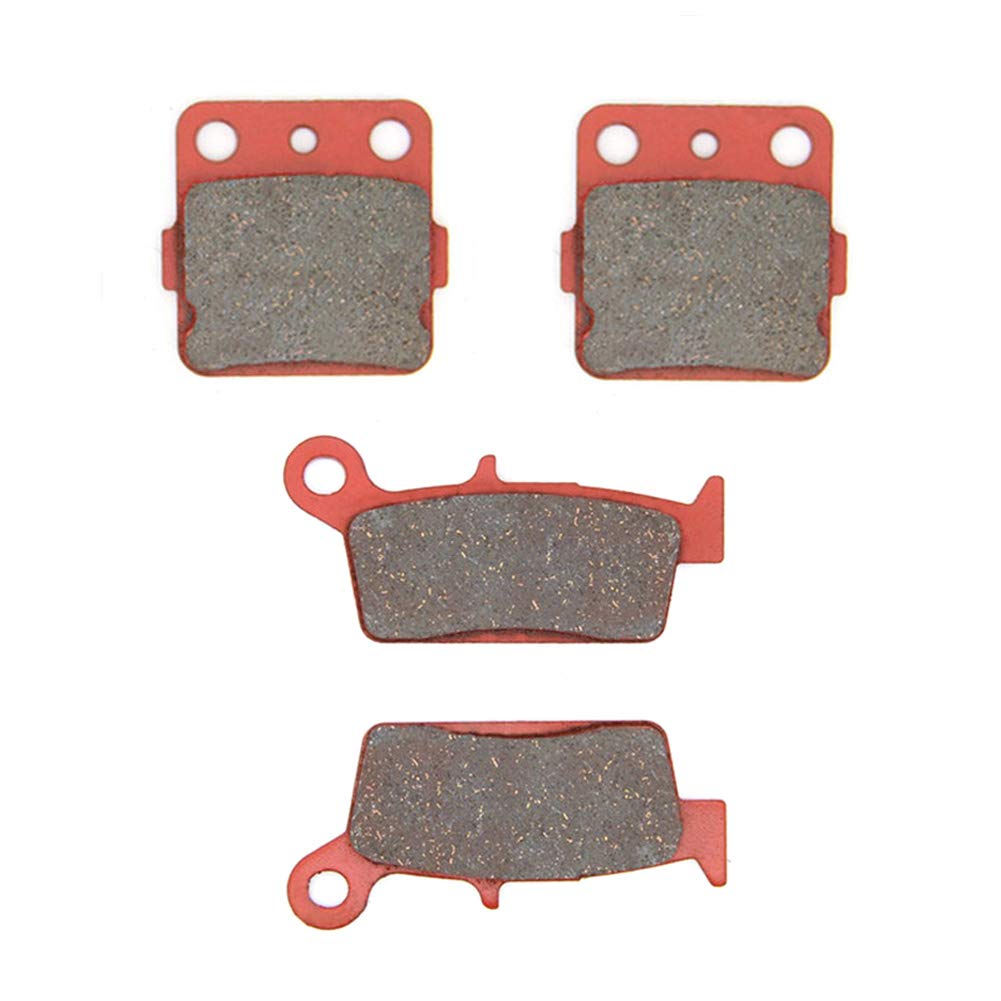 MEXITAL One Set Ceramic Motorbike Brake Pads Front and Rear for HONDA CR 80 R 1992-2002 / CR 85 R 2003-2007