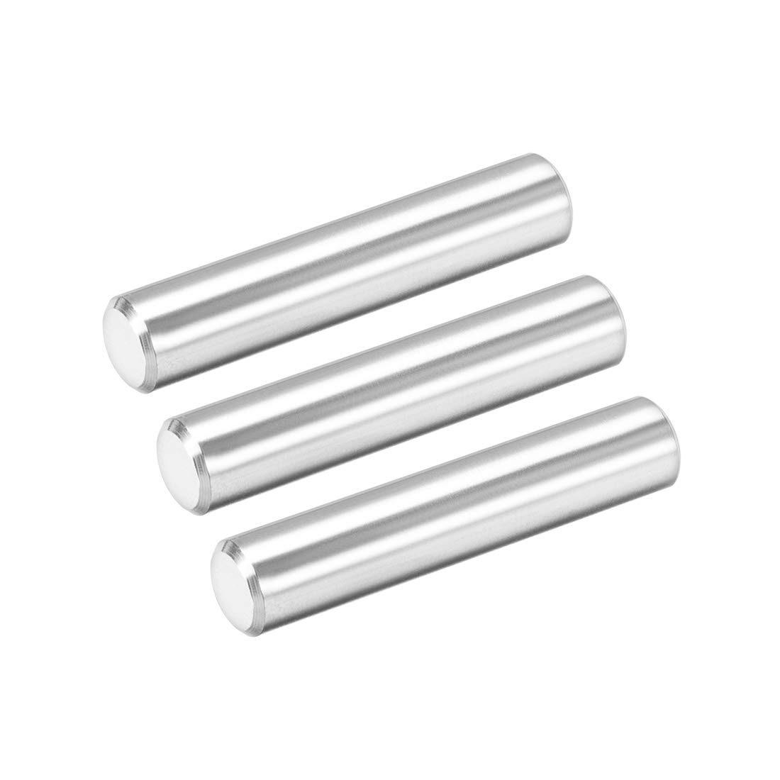 sourcing map 10 x 50mm(Approx 25/64") Dowel Pin 304 Stainless Steel Wood Bunk Bed Dowel Pins Shelf Pegs Support Shelves 3Pcs