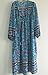 R.Vivimos Women Sexy Deep V Neck Flower Print Long Sleeve Dresses 2XL