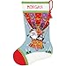 Dimensions Needlepoint Santa's Balloon Ride Personalized Christmas Stocking Kit, Printed 12 Mesh Canvas, 16'