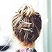 QTMY 4 PCS Metal Cute Scissors Hair Barrettes Bobby Pin Hair Clips Hair Accessories