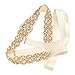 Bridal Belt for Women Dress,Wedding Dress Belt for Bride Gold Crystal Rhinestone Wedding Belt
