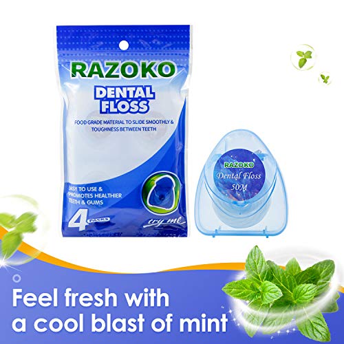 Dental floss Clean Flosser Mint 50m Pack of 8