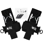 Hooked Gym Gripping Aids for Bar Exercises - for Reduced Hand Function