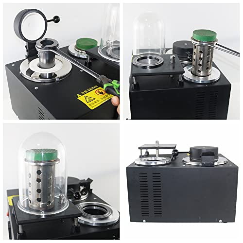 Vacuum Casting Machine Digital Display High Temperature Refining, 2KG Gold Melting Furnace,1400W 2000F Digital Electric Melting Furnace with Graphite Crucible for Melt Scrap, Silver, Gold, Copper
