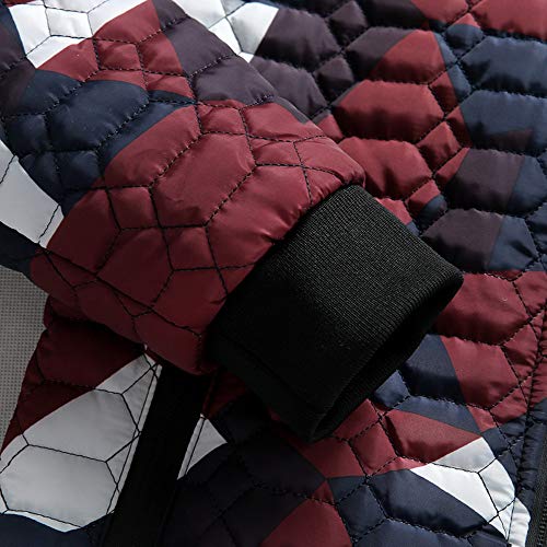 Realdo Mens Camouflage Outwear Jacket Clearance Sale, Men Winter Thickening Coat Pullover Shirt Top Blouse(2X-Large,Red)
